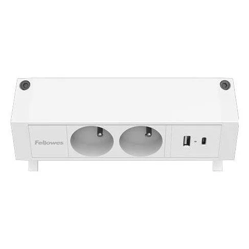 Fellowes Power desk 2, TYP E, biały — image 3