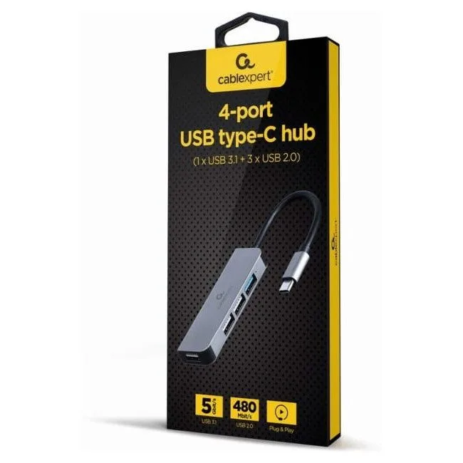 Gembird Hub USB-C 4-Porty — image 2