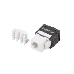 Lanberg moduł Keystone gniazdo beznarzędziowy RJ45 - LSA kat.5E UTP 180°