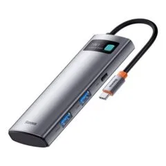 Baseus Hub 7w1 USB-C na 2x USB 3.0 + HDMI + 2x USB-C +microSD/SD