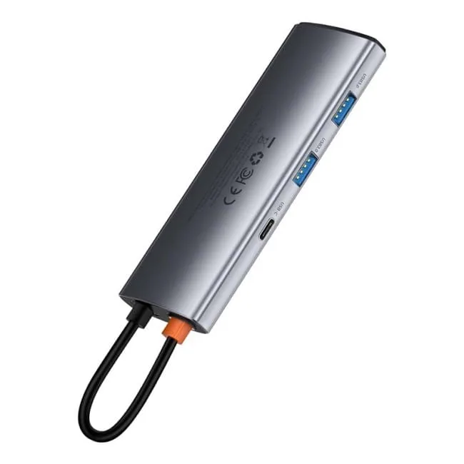 Baseus Hub 7w1 USB-C na 2x USB 3.0 + HDMI + 2x USB-C +microSD/SD — image 2