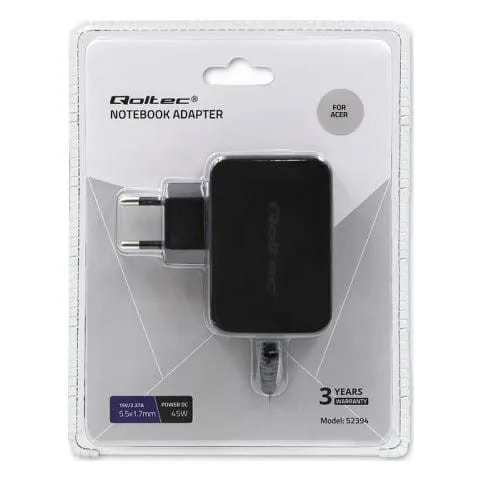 Qoltec do Acer 45W | 19V | 2.37A | 5.5*1.7 — image 2
