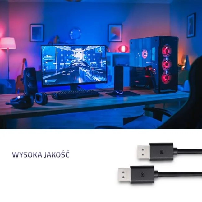 Qoltec DisplayPort v1.2 męski | DisplayPort v1.2 męski | 1.8m — image 2