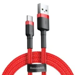 Baseus Cafule USB do USB-C 2A 2m (czerwony)
