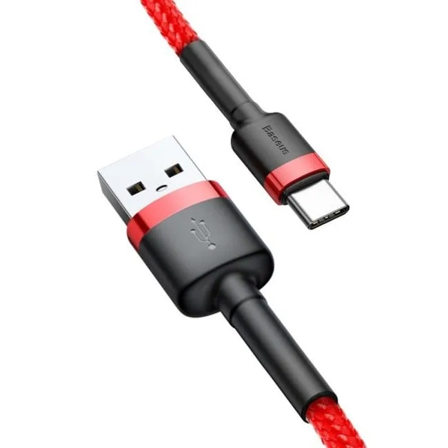 Baseus Cafule USB do USB-C 2A 2m (czerwony) — image 4