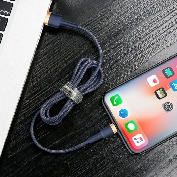 Baseus Cafule USB do Lightning 1.5A 2m (złoto-granatowy) — image 6