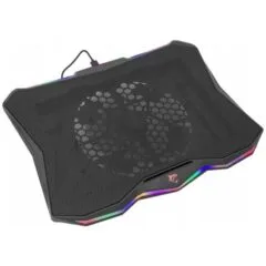 White Shark Glacier 17.3" czarna rainbow LED