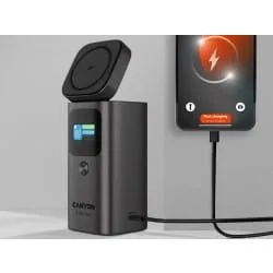 Canyon OnPower 150 Aluminium Qi2 magnetyczny 15000 mAh 100W grafitowy — image 10