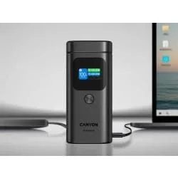Canyon OnPower 150 Aluminium Qi2 magnetyczny 15000 mAh 100W grafitowy — image 7
