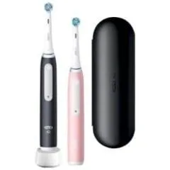 Oral-B iO 3 Duo Matt Black/Blush Pink czarny/różowy