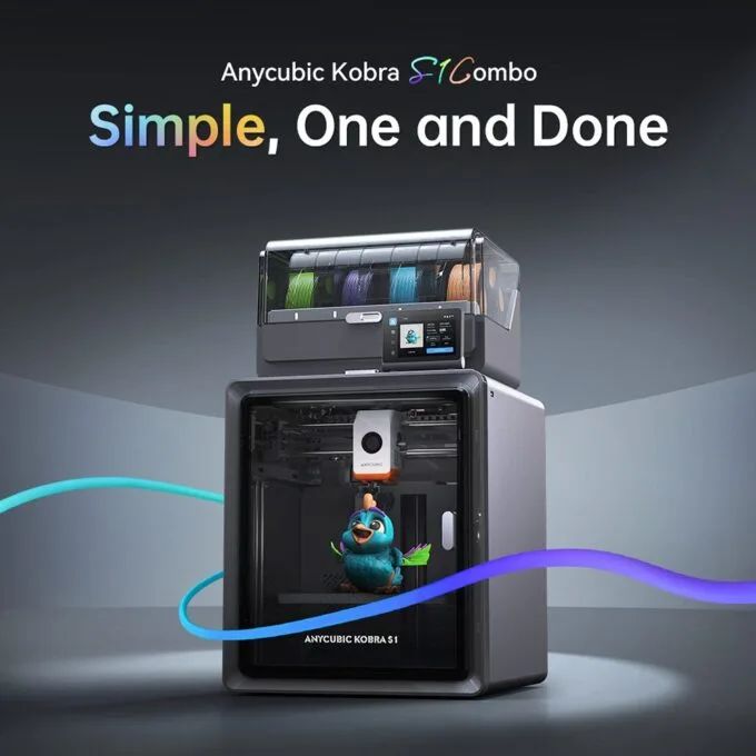 Anycubic Kobra S1 Combo 3D Printer - CoreXY Multi-Color - ANY-KS1CBK0A-O — image 5