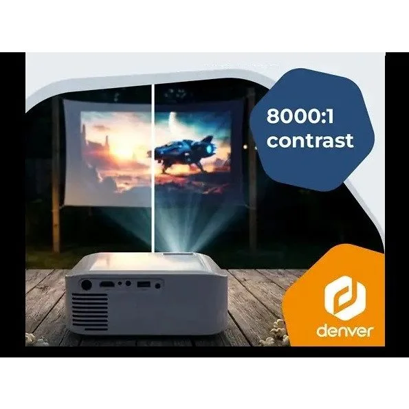 Denver PR-4300 Projector 2K Resolution 400 ANSI USB & BT — image 4