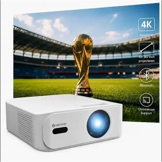 Denver PR-4300 Projector 2K Resolution 400 ANSI USB & BT — image 2