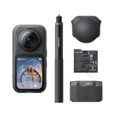Insta360 X6 Essentials Bundle - 8K, 1" Sensors, Triple AI Chip, OLED Display, 360 Action Camera