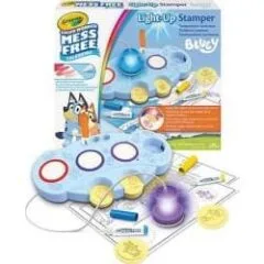 Crayola Color Wonder Mess Free Bluey Podświetlane stemple dla dzieci, niebrudzące