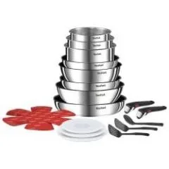 Tefal Ingenio Emotion L897SK04 20 el. srebrny