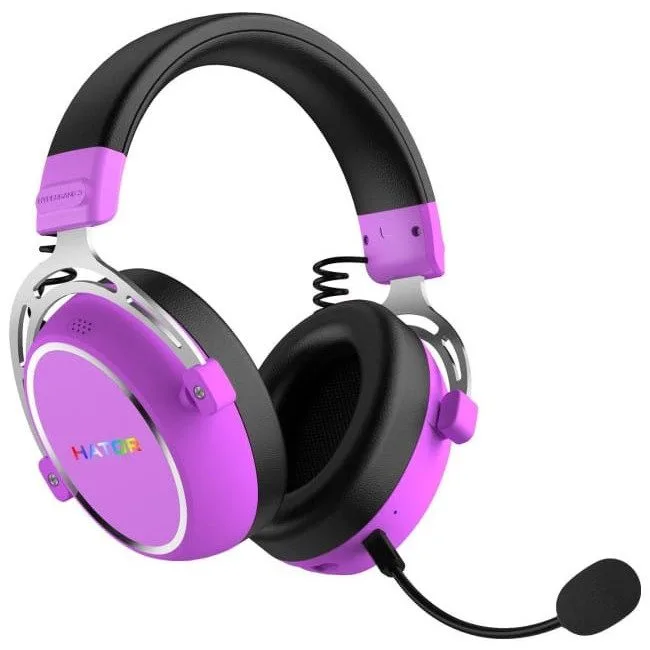 Hator Hypergang 3 Wireless ESH52 Hi-Res ANC fioletowe — image 2