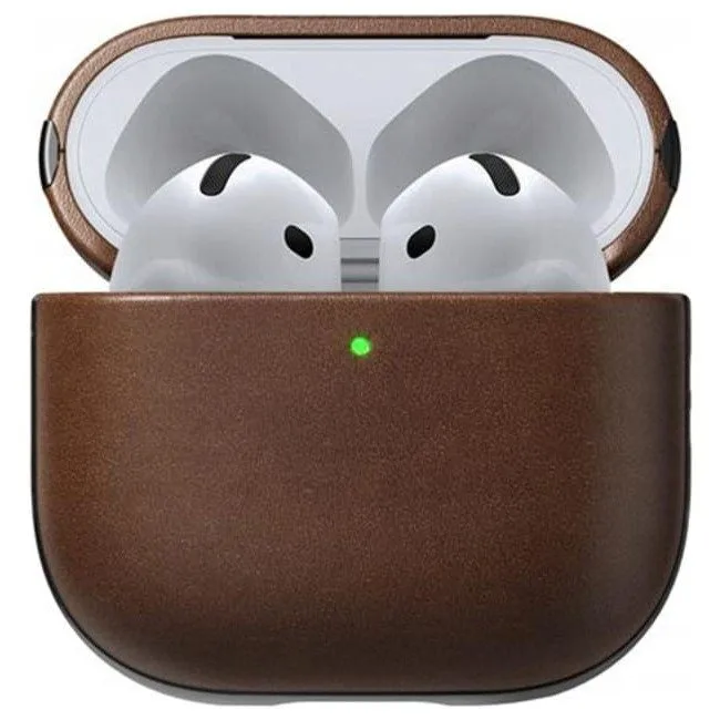 Nomad Modern Leather Case do Apple AirPods 4 brown — image 3