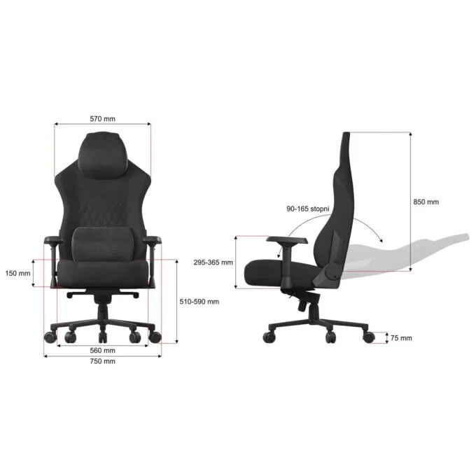 Secret Gear Gaming Chair FX1 Black — image 12