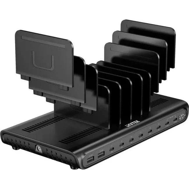 Unitek Inteligentna 10-portowa stacja ładowania USB-A/USB-C | 120W | PD 3.0 — image 4