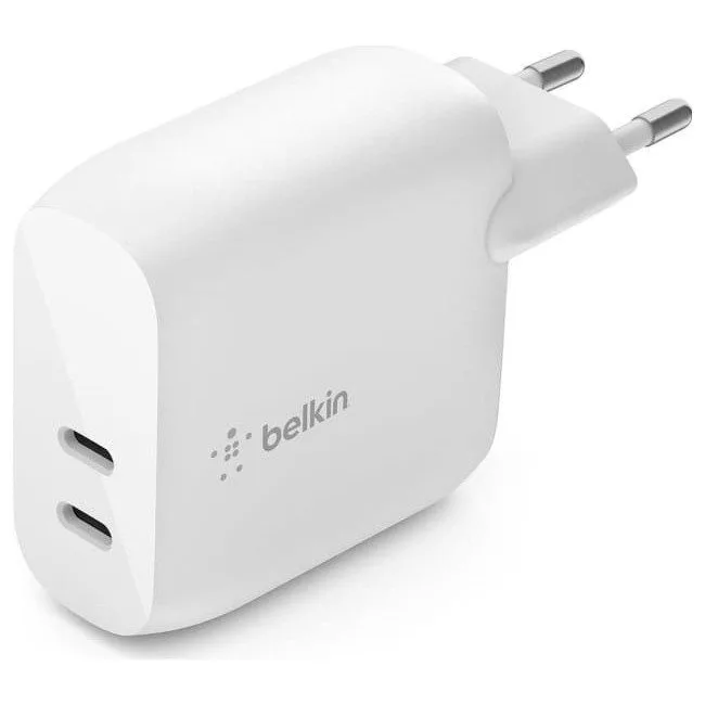 Belkin 2x USB C, Power Delivery, 40W, biała — image 1