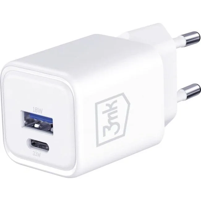 3mk Hyper Charger PD 33W GaN QC4+ biała — image 2