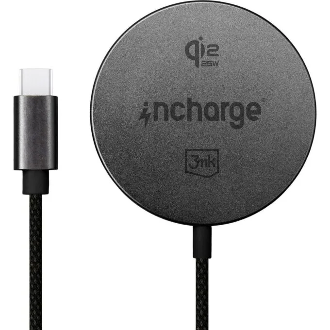 3mk incharge Align Qi2.,2 25W for Android Black — image 1