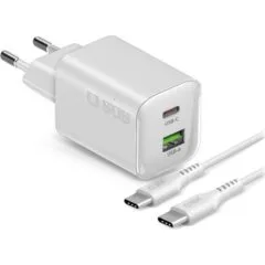SBS 45W 1c + 1a biały + kabel cc 1.5 metra biały