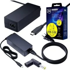 3mk HARDY 65W do IBM / Lenovo / Asus / Toshiba / Acer / Compaq / HP / Dell 20V USB-C/DC 5.5x2.5mm