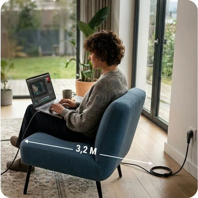 3mk HARDY 65W do Lenovo 20V USB-C/DC 11 x 4.5 slim — image 2