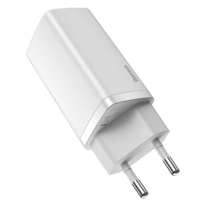 Baseus GaN2 Lite, USB + USB-C, 65W, EU (biała) — image 3