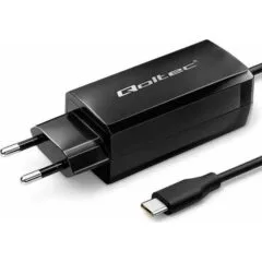 Qoltec 90W GaN Super Fast | 5-20V | 3-4.5A | USB-C 3.1 | Laptop |Smartfon | Tablet
