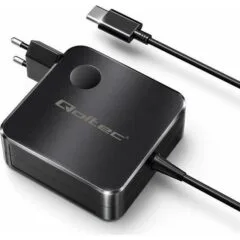 Qoltec 65W GaN Super Fast | USB-C PD PPS | 5-21V | 3-3.25A | Laptop | MacBook | Smartfon
