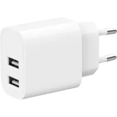 Gembird 2xUSB-A 5V 2.4 A biały