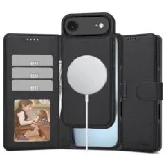 Tech-Protect Wallet Magsafe iPhone 17 Air matte black