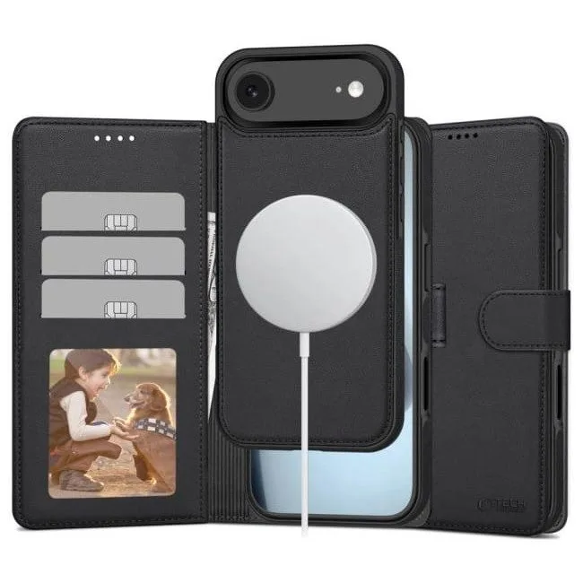 Tech-Protect Wallet Magsafe iPhone 17 Air matte black — image 1