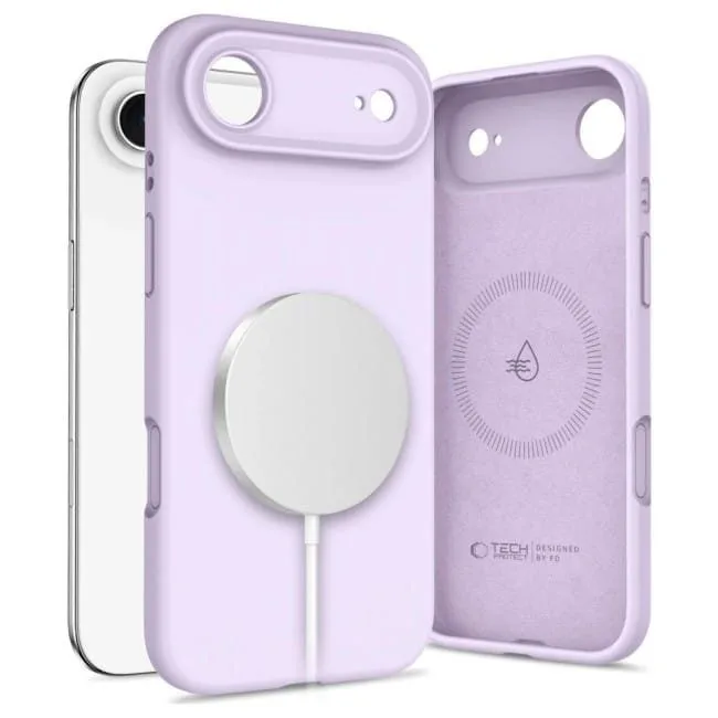 Tech-Protect Silicone Magsafe iPhone 17 Air mauve — image 1
