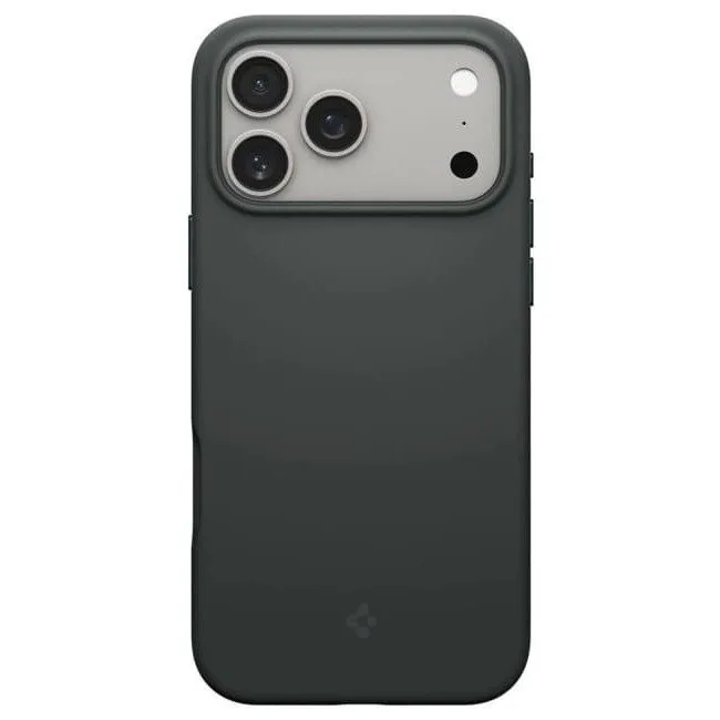 Spigen Silicone Fit Mag Magsafe iPhone 17 Pro Max abyss green — image 1