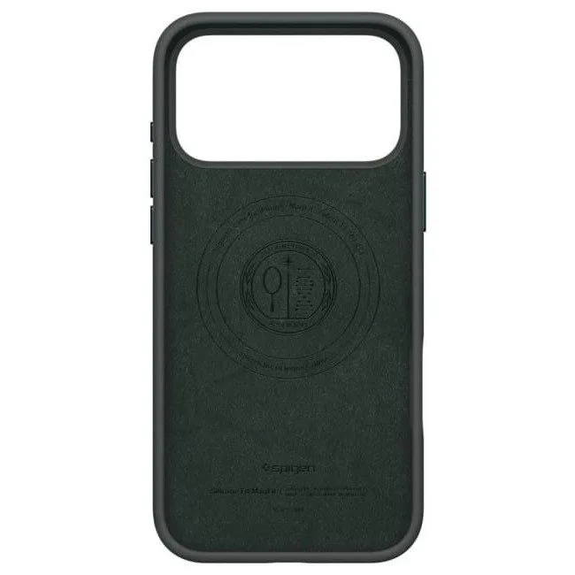 Spigen Silicone Fit Mag Magsafe iPhone 17 Pro Max abyss green — image 2