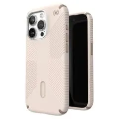 Speck Presidio2 Grip ClickLock & Magsafe do iPhone 15 Pro (Bleached Bone / Heirloom Gold / Hazel Brown)