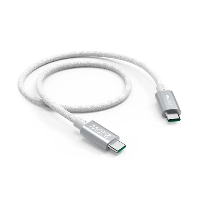 Hama USB-C - USB-C 240W 1.5m biały — image 2