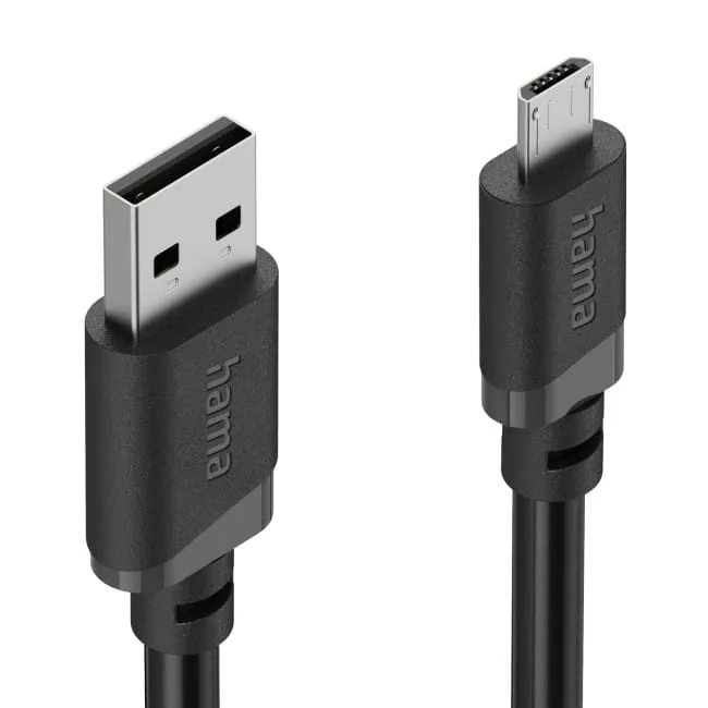 Hama USB-A - micro USB, 2m, czarny — image 5