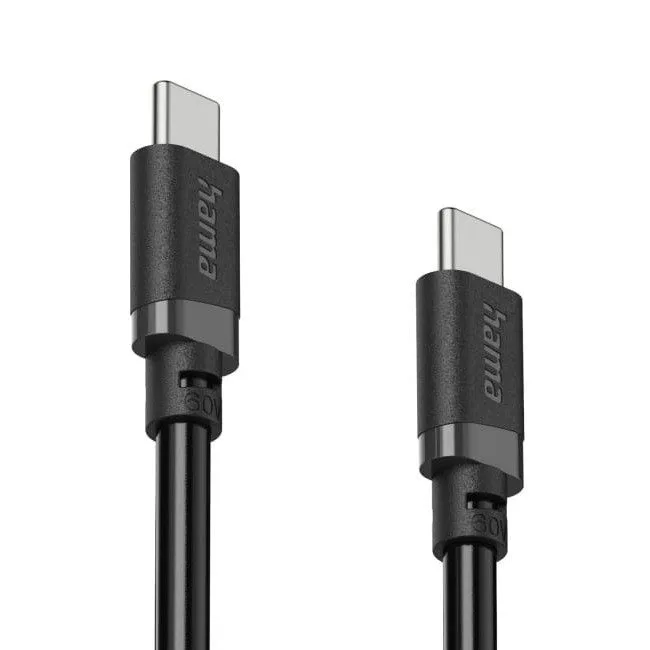 Hama USB-C - USB-C, 2m, 60W czarny — image 4