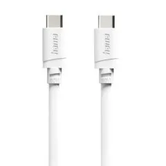 Hama USB-C - USB-C, 2m, 60W biały