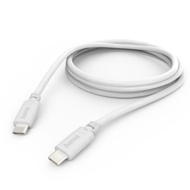 Hama USB-C - USB-C, 2m, 60W biały — image 6