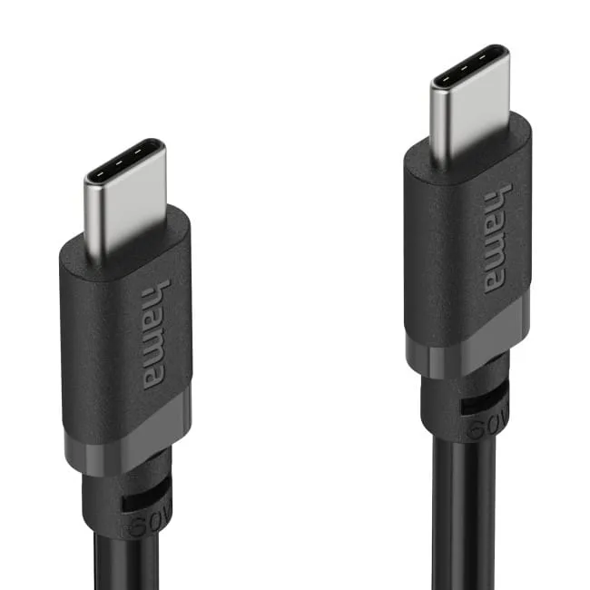 Hama USB-C - USB-C, 3m, 60W czarny — image 4