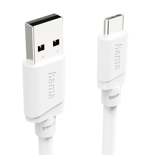 Hama USB-A - USB-C, 2m, biały — image 2