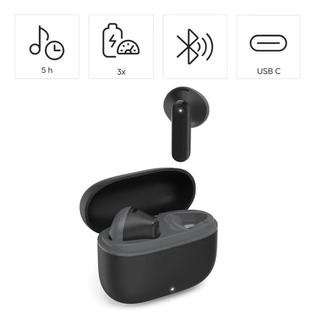 Hama True Wireless Freedom Light II czarne — image 8