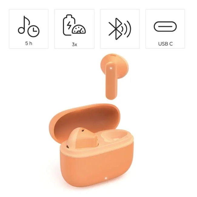 Hama True Wireless Freedom Light II pomarańczowe — image 8