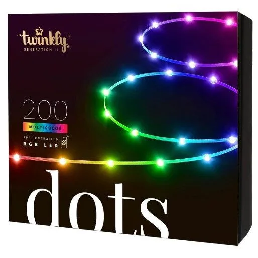 Twinkly Dots 200 LED RGB transparent wire — image 2